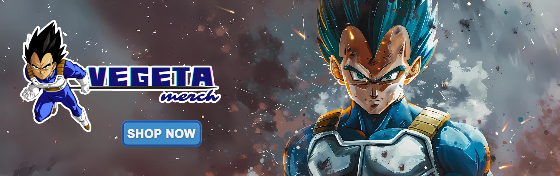 Vegeta Merch banner - Vegeta Merch